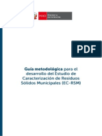 Guía de Estudio de Caracterización de Residuos Sólidos