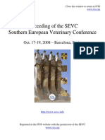 Proceeding of The SEVC Southern European Veterinary Conference