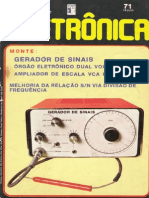 Revista Saber Eletronica Nº 071 - Julho de 1978