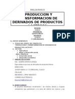 Perfil de Proyecto de Lacteos Pitumarca