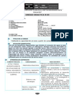 Unidad de Aprendizaje 3-MATEMATICA 5to Grado 2015-Mc