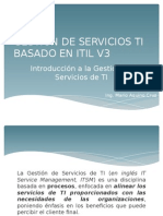 Modulo Gestión de Servicios Ti Basado en Itil v3 - 02 - Introduccion A La Gestion de Servicios Ti