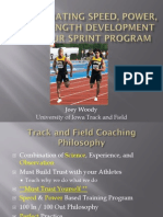 Woody Joey Incorporating Speed Power and Strength Development Into YOUR Sprint Program