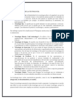 Información para Examen Unidad Ii Tecnologia y Su Entorno