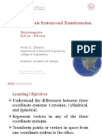 2 - Coordinate Systems and Transformation