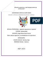 Abonos Orgánicos y Sus Beneficios en La Agricultura