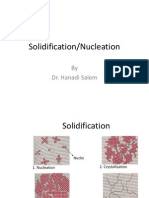 Solidification Nucleation