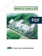 Guide & Regulation For Trainees at KPLI PDF