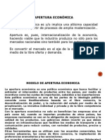 Apertura Economica