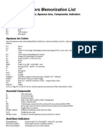 Colors Memorization List: Flame Tests, Aqueous Ions, Compounds, Indicators Flame Test Colors