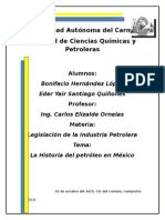 Historia Del Petroleo en Mexico