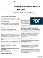 3 Características Técnicas ECG-1250 Cardiofax S