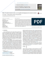 Role of Water Cement Ratio On The Cement Mortar