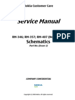 Nokia E71 Rm-346, Rm-357, Rm-407 Schematics