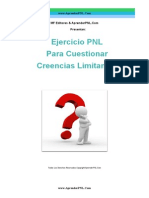 Ejercicio PNL para Cuestionar Creencias Limitantes-Aprender PNL