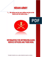 Guide For Veterans - Indian Army