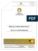 Gms Ele Itp 001 HV & LV Switchgear