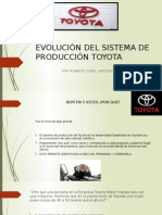 Evolución Del Sistema de Producción TOYOTA