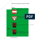 Clasificación y Significado de Las Señales de Transito MTC - Perú