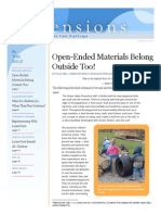 Open Ended Materials