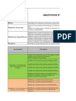 Carta Gantt Prevención de Riesgos.