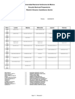 Horario Del Grupo 561 2015