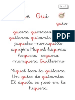 Metodo de Lectoescritura Letra Gue Gui PDF