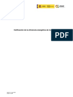 Calificación de La Eficiencia Energética de Los Edificios