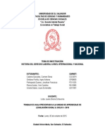 Historia Del Derecho Laboral en El Salvador