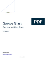 Google Glass: Overview and User Guide