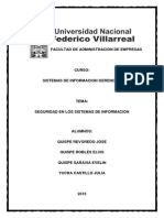 Seguridad Sde Los Sistemas de Información Gerencial