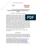 Supporting Students in Learning With Multiple Representation To Improve Student Mental Models On Atomic Structure Concepts 2015 PDF