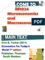 FHBM1024 Microeconomics and Macroeconomics: Welcome To