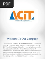 Best IT Training Institute - ACIT Education PVT LTD