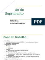 Contrato de Suprimento