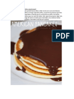 Receta Tortitas Americanas