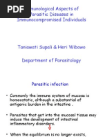 Immunological Aspects of Parasitic Diseases in Immunocompromised Individuals