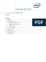 Intel XE Parallel Studio Install Guide