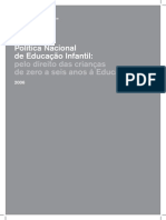 Política Nacional de Educação Infantil