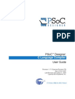 PSoC™ Designer: C Language Compiler User Guide