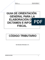 Guía de Orientación de Dictamen e Informe Fiscal