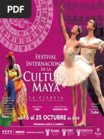 Programa Del Festival Internacional de La Cultura Maya 2015