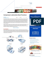 Compressor Lubrication Best Practices