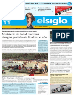 Edición Impresa El Siglo 11-10-2015