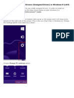 How To Install Unsigned Drivers On Windows 8 With Images 93013