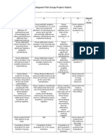 Rubric For Student Webquest