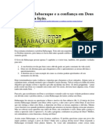 O Profeta Habacuque e A Confiança em Deus PDF