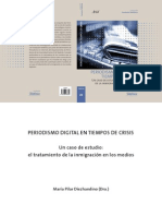 Periodismo Digital en Tiempos de Crisis, Investigación Dirigida Por Maria Pilar Diezhandino Nieto