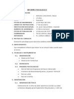 Informe Psicologico