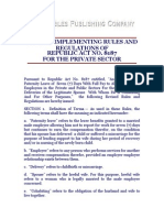 IRR RA 8187 - Paternity Leave PDF